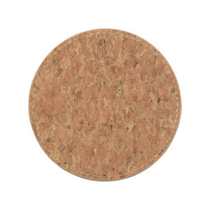 ATC 03 NATURAL CORK COASTERS SET OF 6 WITH HOLDER