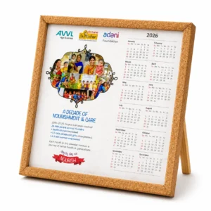 Cork Frame Calendar