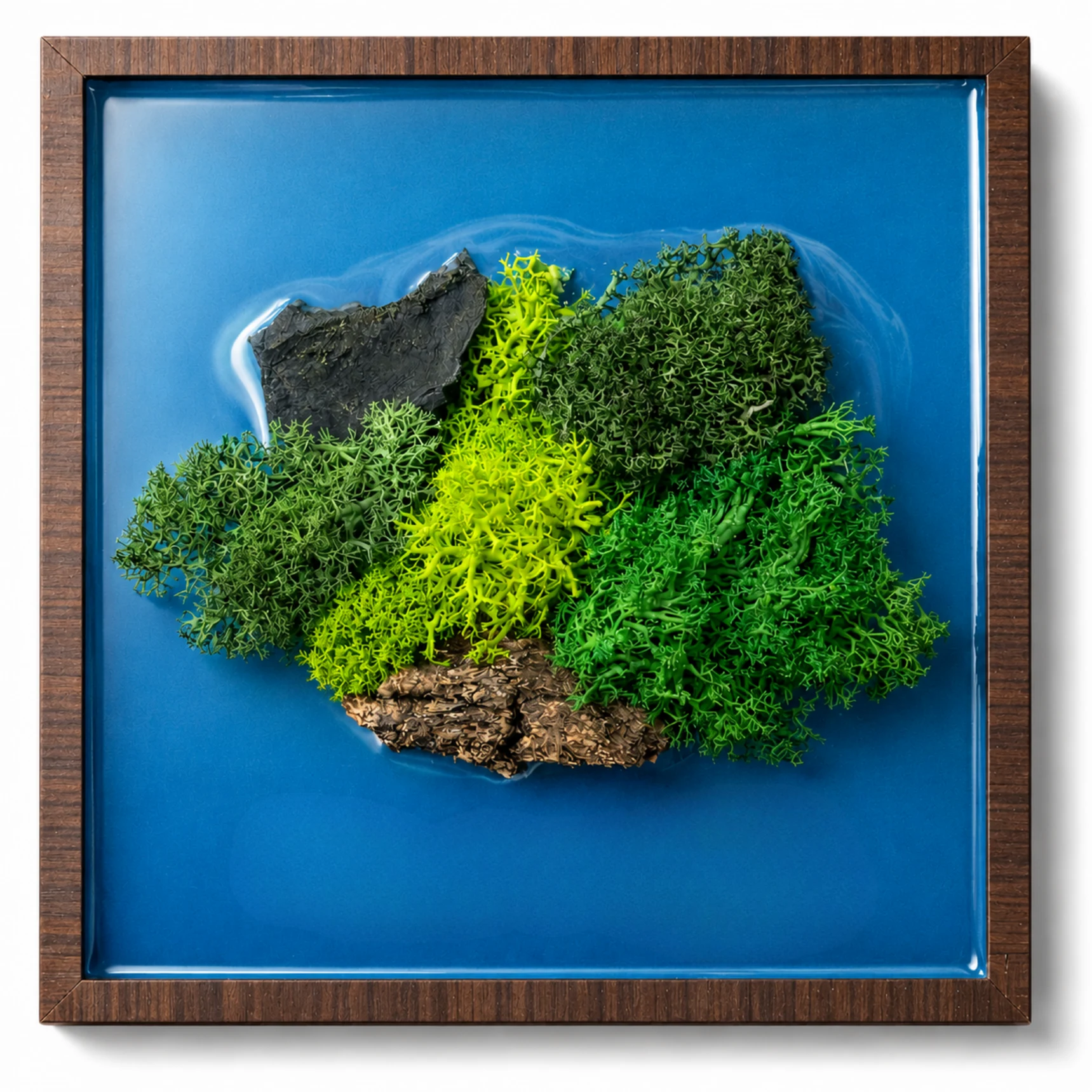 Forest Aqua Tile Panorama | 6" x 6"