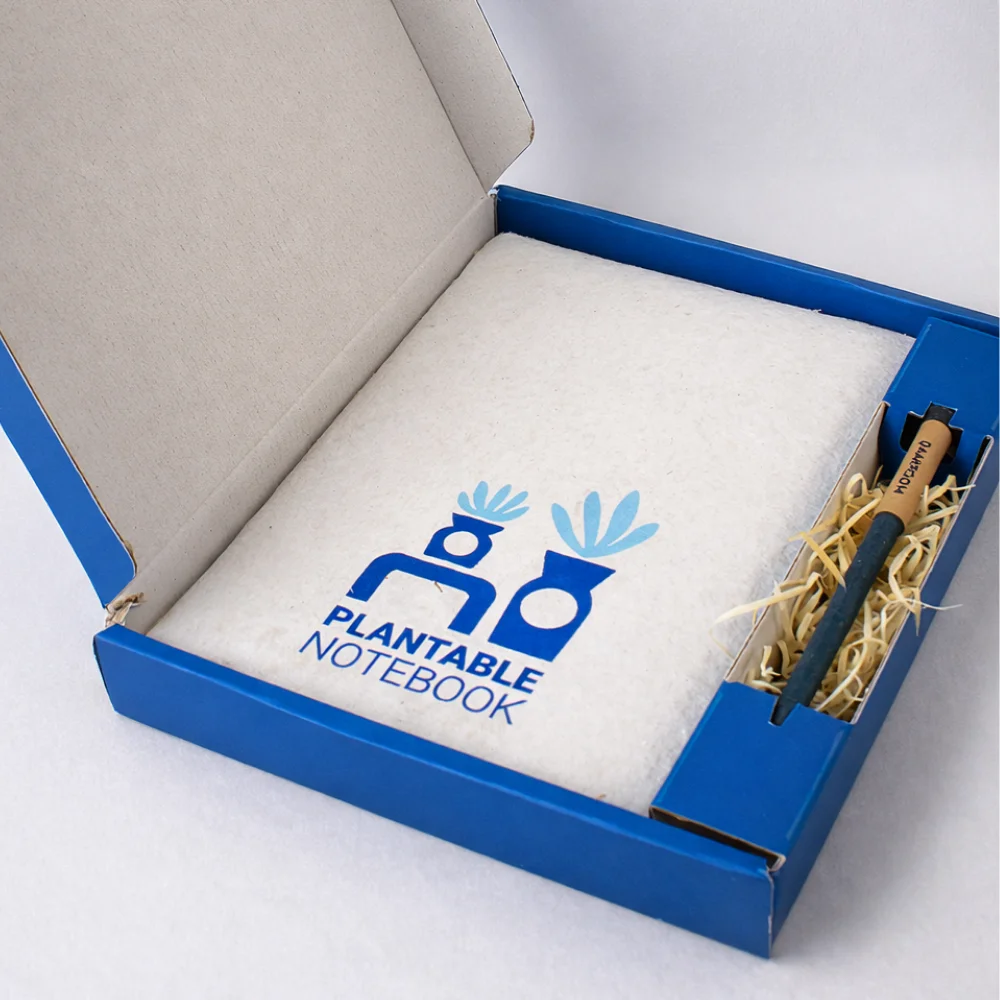Plantable Diary & Cork Pen Gift Box