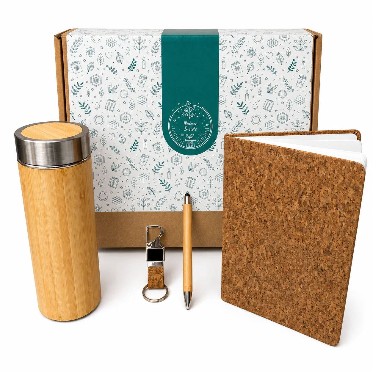 Bamboo & Cork Desk Gift Box