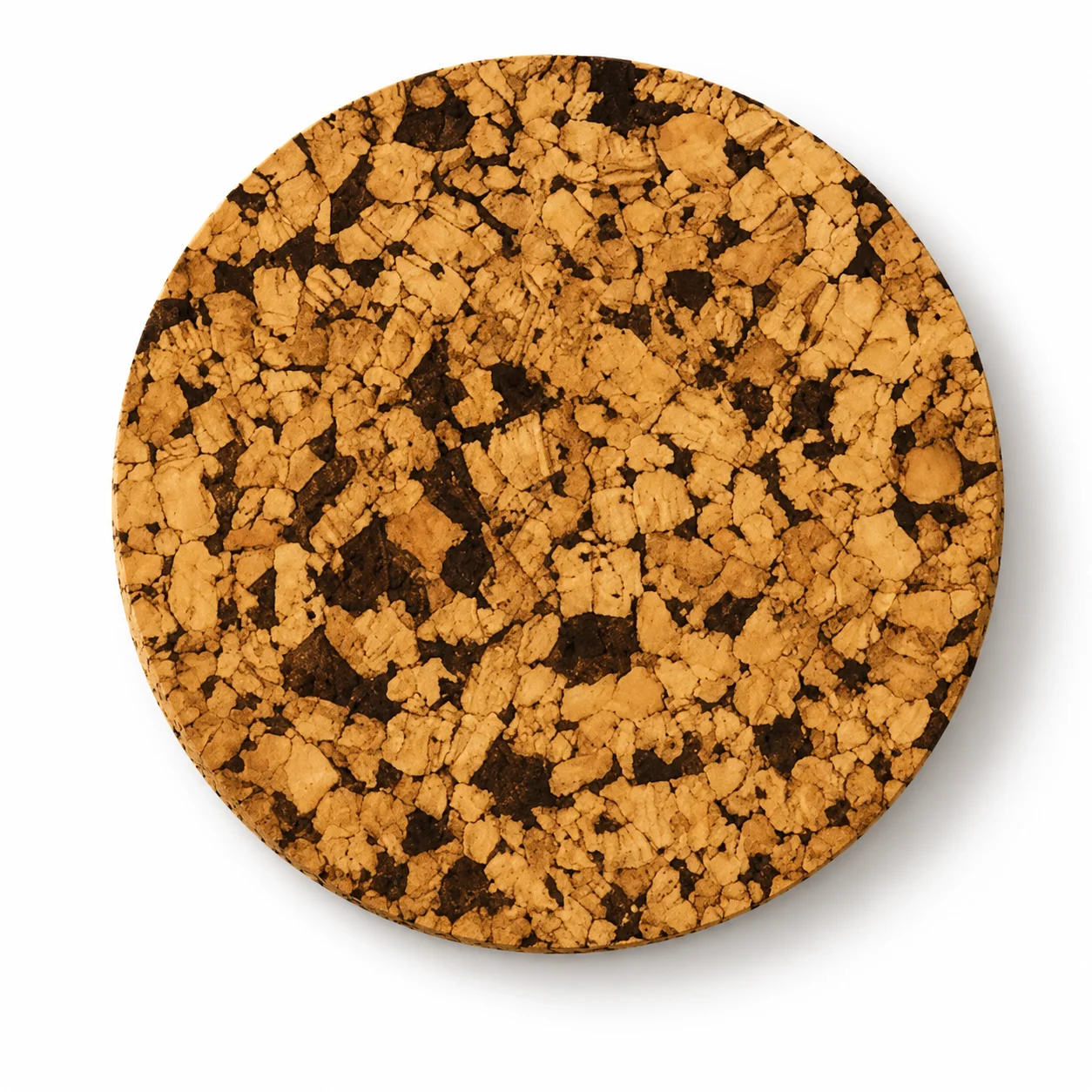 Cork Coaster Single Textured Cork Coaster