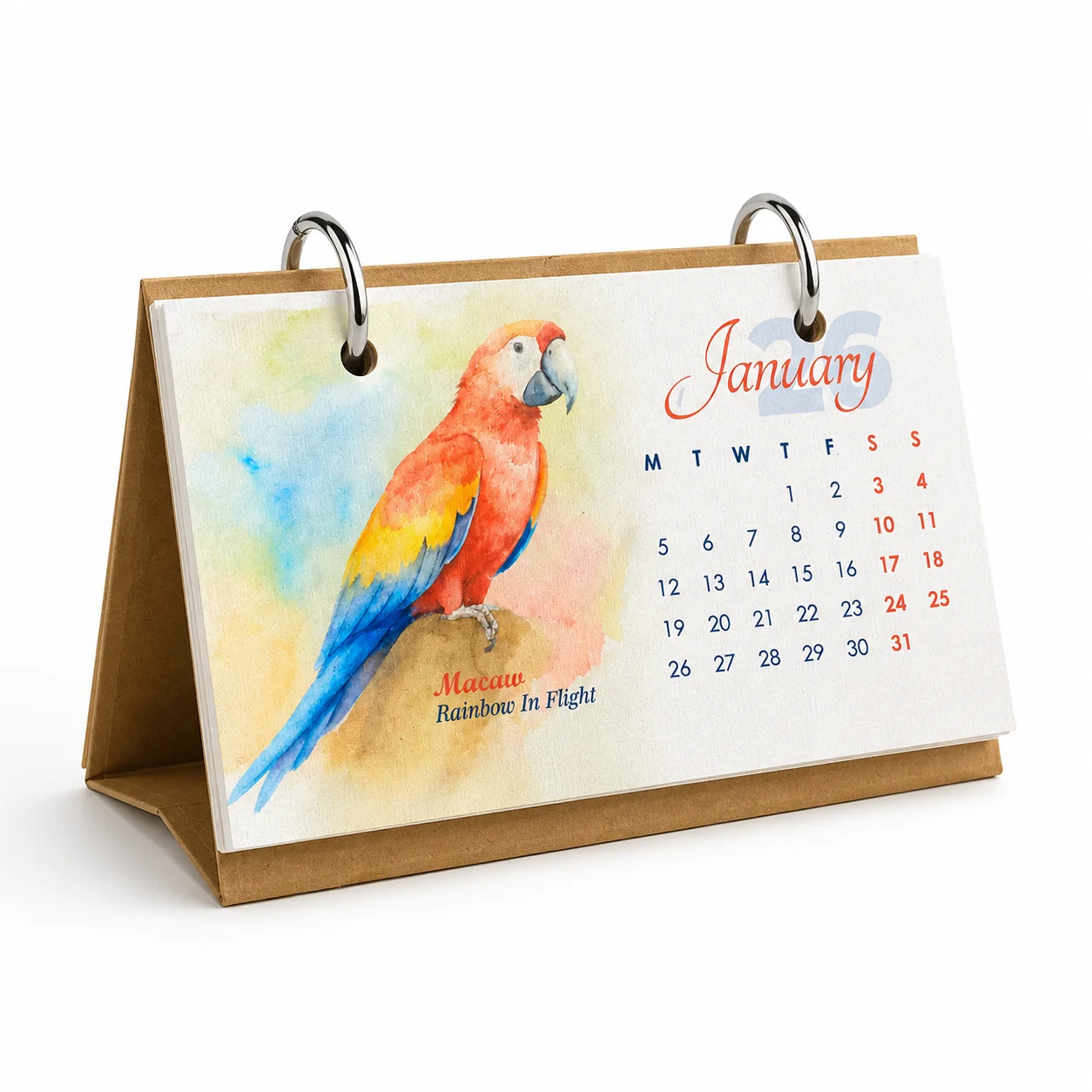 Bloom Desk Calendar - Landscape