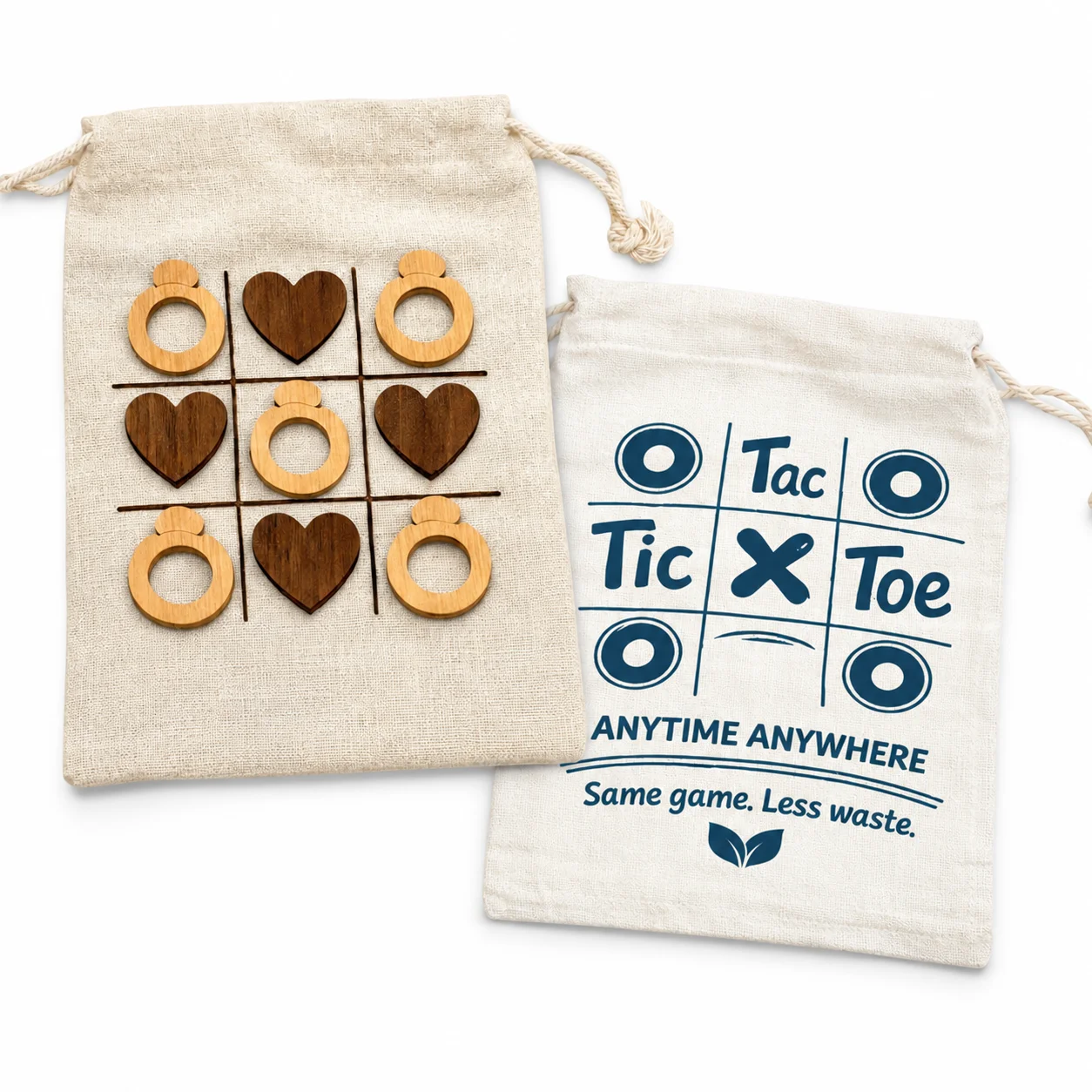 Tic tac tote - heart & ring