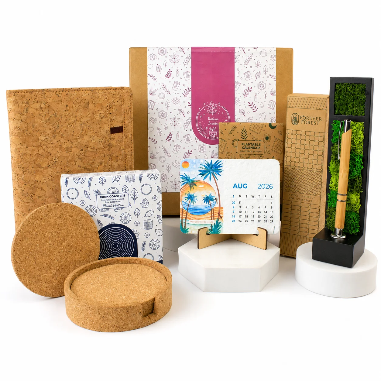 Forest Cork Desk Gift Box