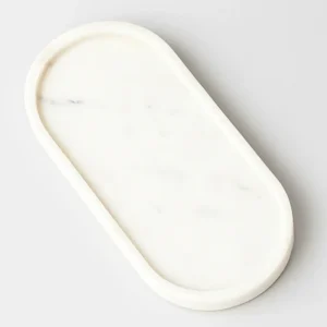 Marble Tray Oval (12" x 6")