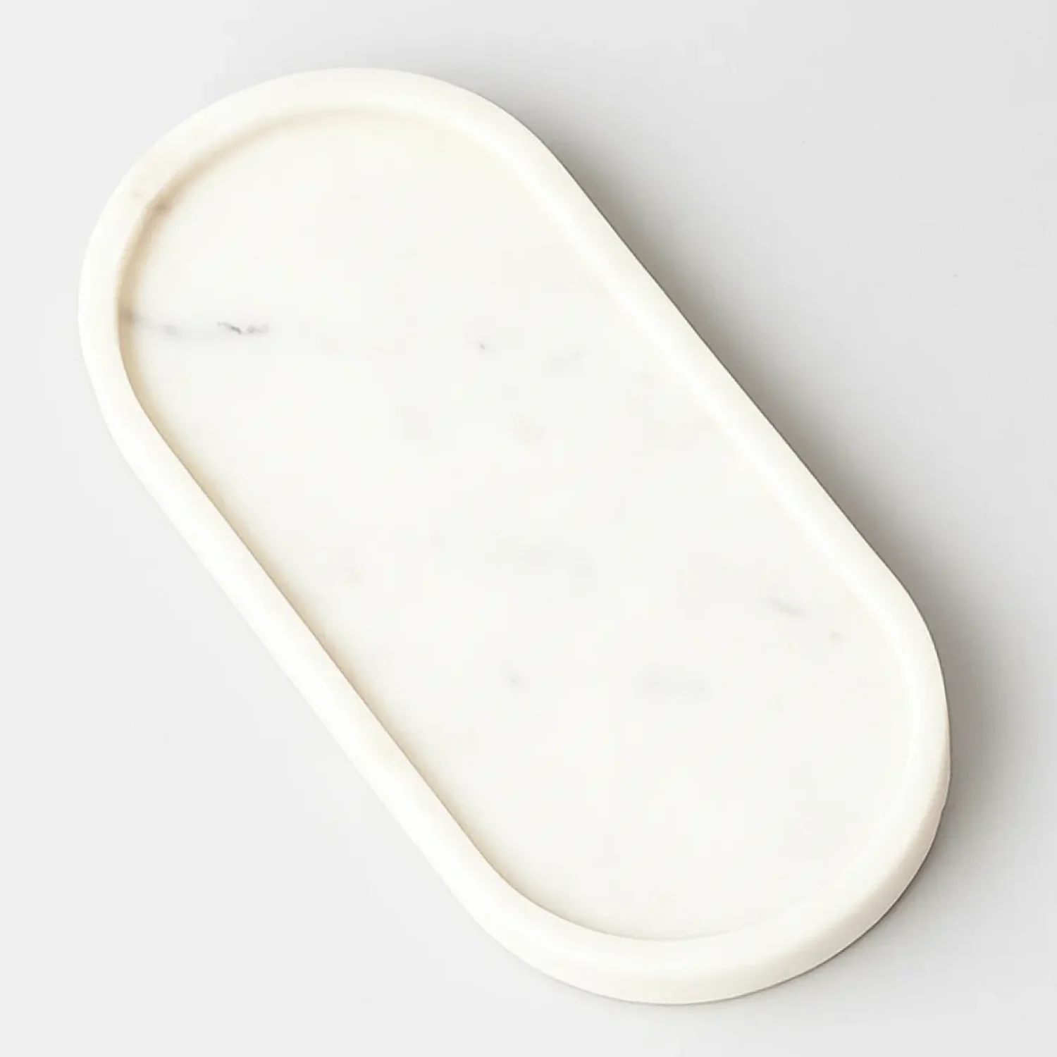 Marble Tray Oval (12" x 6")